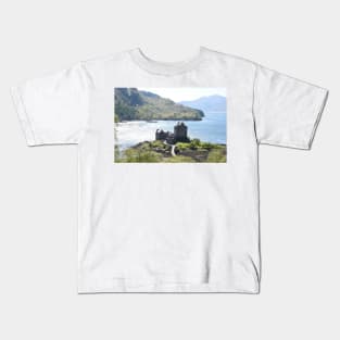 Eilean Donan Castle on a summer afternoon  in the Highlands of Scotland Kids T-Shirt